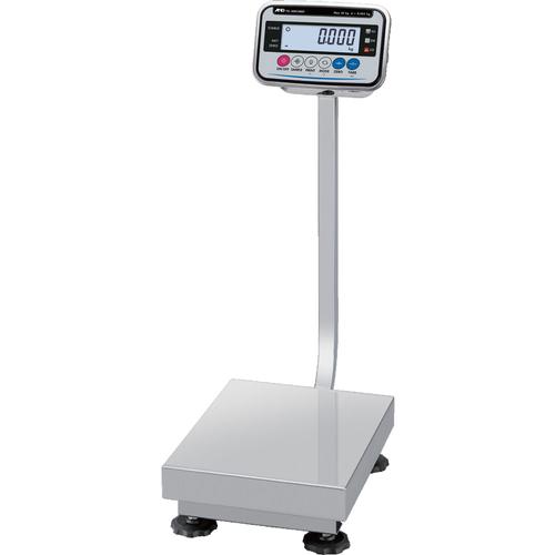 AND Weighing FG-30KCMWP IP67 Stainless Steel 12 x 15 inch Platform Scale 30 x 0.005 kg