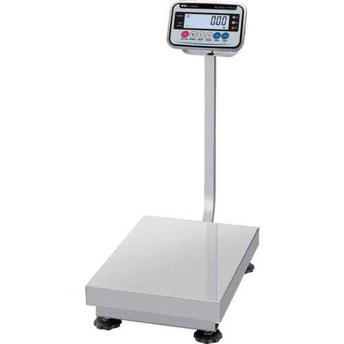 AND Weighing FG-60KCLWP IP67 Stainless Steel 14.5 x 30.8 inch Platform Scale 60 x 0.01 kg