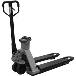 LP Scale LP7625CSS-4827-2500 Economical Stainless Steel 48 x 27 inch LCD Pallet Jack Scale 2500 x 0.5 lb