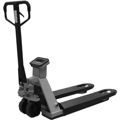 LP Scale LP7625CSS-4827-2500 Economical Stainless Steel 48 x 27 inch LCD Pallet Jack Scale 2500 x 0.5 lb