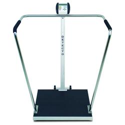 Detecto 1000 lbs Capacity Waist-High Stand-On BMI Scale w/ Manual Height Rod 6856MHR