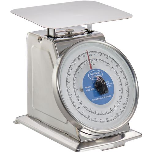 thumbnail image 2 of VisionTechShop TVS Series Portion Control Scale – Stainless Steel, Washdown, Reads In Lb/oz/kg/g 2 of 6