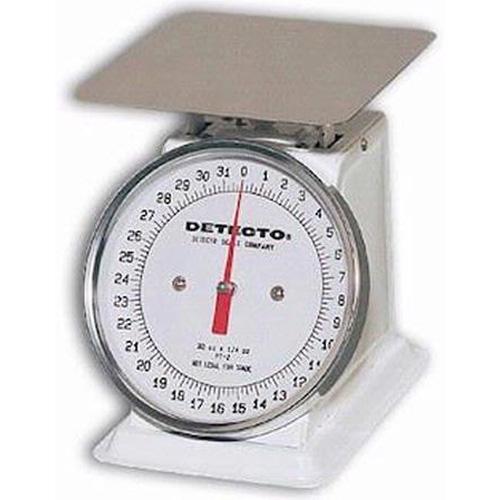 Detecto PT-1 Petite Top Loading Dial Scale, 16 oz x 1/4 oz