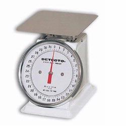 Detecto PT-500SRK Top Loading Rotating Dial Scale Stainless Steel Finish  500 Gram Capacity