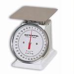 Detecto PT-1000-SRK Petite Top Loading Dial Scale, 1000 g x 5 g, Stainless