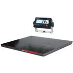 Rice Lake 219283 Roughdeck Floor Scale 4 x 4 Legal for Trade with 381 NiMH Indicator - 5000 x 1 lb Rice Lake 219283 Roughdec
