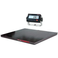 Rice Lake 219284 Roughdeck Floor Scale 4 x 4 Legal for Trade with 381 AA Indicator - 10000 x 2 lb