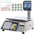 Vision DLP-300-8040 Legal for Trade Price Computing Scale with Column and 1 case of LST-8040 Lables  30 x 0.01 lb and 60 x 0.02 lb