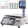 Vision DLP-300-8040 Legal for Trade Price Computing Scale with Column and 1 case of LST-8040 Lables  30 x 0.01 lb and 60 x 0.02 lb