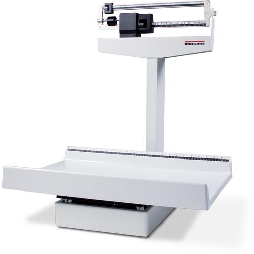 Rice Lake VS-14 Mechanical Veterinary Scale with Build-in Measuring Tape 135 lb x 1 oz