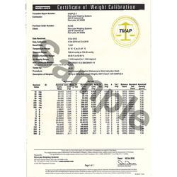 Rice Lake Non-Accredited Cert for 118810