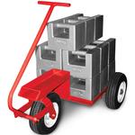 Rice Lake 11702 Weight Transfer Cart,50 lb Steel And Tire ASSY Painted