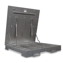 Rice Lake Roughdeck QC-XP 193284 Quick Clean Extreme Portable Solid Base Plate Floor Scale 4 ft x 4 ft - Base Only - 10000 lb