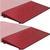 Rice Lake 169656 set of 2 Ramps,Roughdeck AX-1 10ft Wide x 4ft Approach Attaches To Axle Scale Frame Mild Steel Painted