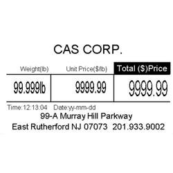 CAS LST-8000B-003 Case of 12 Rolls of  Labels for CAS DT2X-01 Printer CAS LST-8000B-003 Case of 12 Rolls of  Labels for CAS DT2X-01 Printer