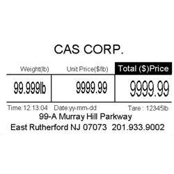 CAS LST-8000B-004 Case of 12 Rolls of  Labels for CAS DT2X-01 Printer CAS LST-8000B-004 Case of 12 Rolls of  Labels for CAS DT2X-01 Printer