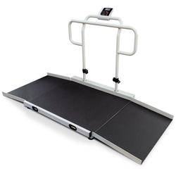 Rice Lake 231628 350-ADA-1 ADA-Compliant Wheelchair Scale with AC Adapter 1000 lb x 0.2 lb