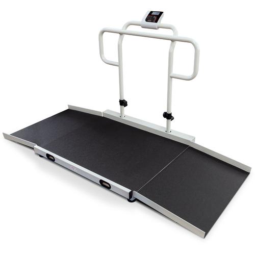 Rice Lake 231628 350-ADA-1 ADA-Compliant Wheelchair Scale with AC Adapter 1000 lb x 0.2 lb