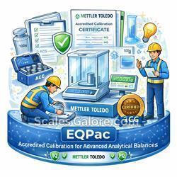 Mettler Toledo B99504110109 on-site installation EQPac Balance with Accredited ACC for Analytical  XPR and XPR-E Balances