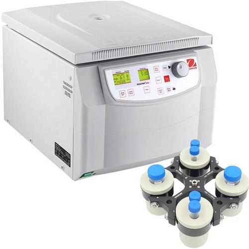 Ohaus FC5718 Frontier 5000 Series Multi Pro Centrifuge, 4 x 100 ml, 23,542 g - 120v with 4 × 145 mL Rotor Cell Culture Package