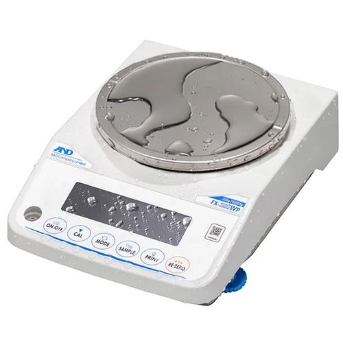 AND Weighing FZ-2202WP IP65 Waterproof with Internal Calibration Balance 2200 g x 0.01 g