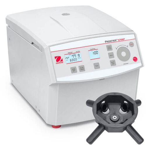 Ohaus FC5706P+R97 Frontier 5000 Series Multi-Function Benchtop Centrifuge 6 x 50 ml 4427g with - Rotor Swing out 4x10ml