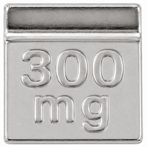 Ohaus 30390692 Weight 1P TEST Flat CL6 W/ Accredited Certificate 300mg