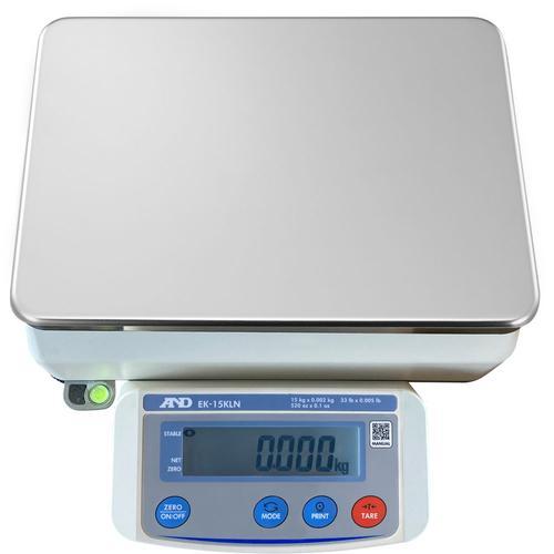 AND Weighing EK-30KLN Precision Bench Scale - 30 kg x 1 g Legal for Trade 30 kg x 5g