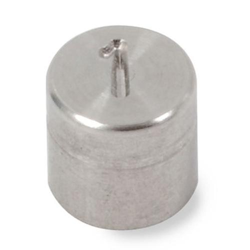 Troemner 83040208 ASTM Class 5 Cylindrical Calibration Weight With No Certificate 1g