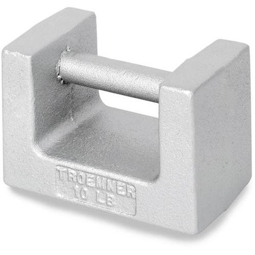 Troemner 83040483 ASTM Class 7 Grip Handle Cast Iron Calibration Weight With Accredited Certificate 10lb