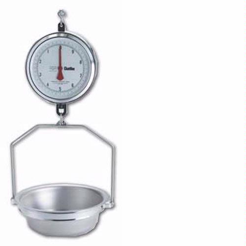 Chatillon  K4215DD-X-AS Mechanical Hanging 9 inch Scale with AS Pan, Double Dial, 15 kg x 20 g