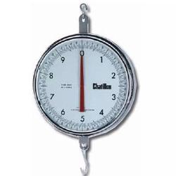 Chatillon K8215DD-T-H  Mechanical Hanging 13 inch Scale with Hook, Double Dial, 15 kg x 20 g