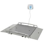 Health O Meter 2650KL Portable 31.5 x 31.5 inch Wheelchair Scale 1000 x 0.2 lb