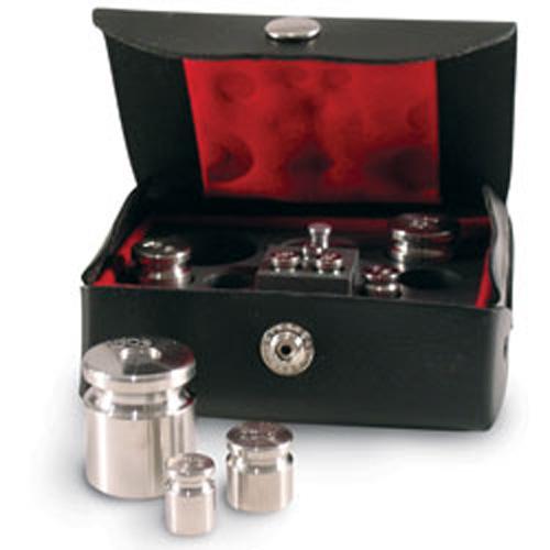 Rice Lake 12506 Metric Weight Set,100g-1g NIST Class F - Class 5 SST Satin 210g Kit