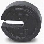 Rice Lake, Class 7 ASTM Avoirdupois Howe Round Slotted Iterlocking Wts, 40lb x 4/5lb