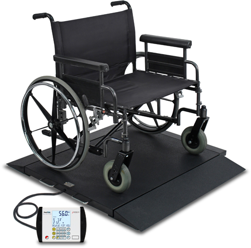 Detecto BRW-1000 Portable Bariatric Wheelchair Scale