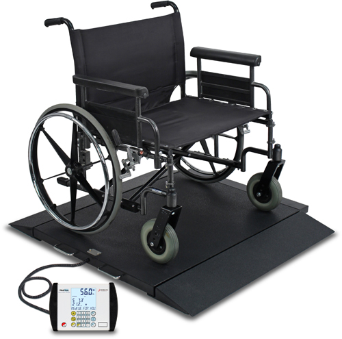 Detecto BRW-1000 Portable Bariatric Wheelchair Scale