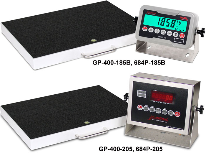 Cardinal Scale GP-400 and 684P Portable Legal for Trade Scales