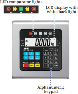 AND Weighing HV-WP Series Industrial Platform Scales - Legal for Trade 