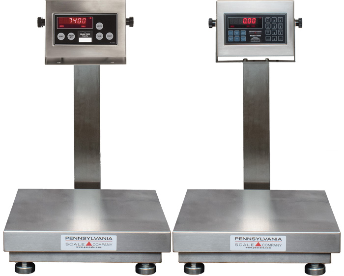 Pennsylvania Scale SS6574 SS6576 Legal for Trade Washdown Bench Scales