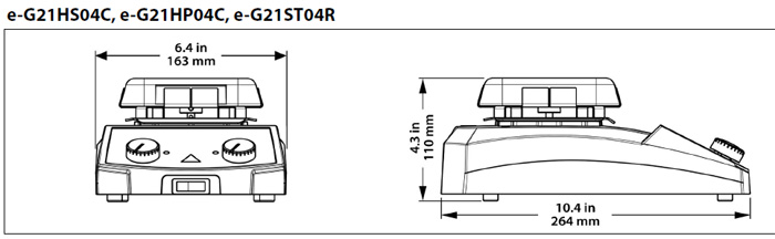 4 x 4 in Plate Dims