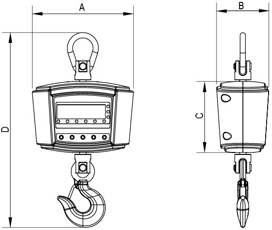 LP-Scale LP7655 Crane Scales