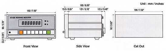 AND AD-4329 Digital Scale Indicators