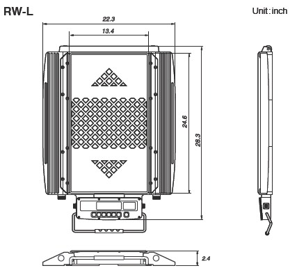 CAS RWL Wheel Weighing Digital Scale