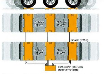 CAS RWP Wheel Weighing Digital Scale