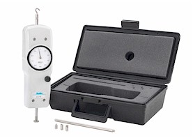 Chatillon LG force gauge with accessories and case