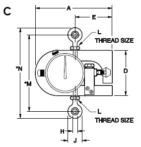 Dillon X-PP Tension / Compression Calibration Push Pull Gauge 