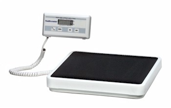 Health o meter Digital Body Weight Scale, Black and White, 350lb Capacity