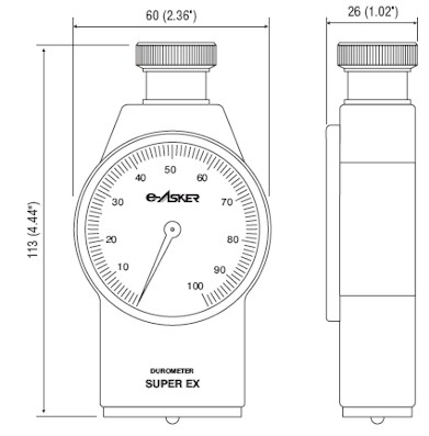 Asker Super EX Hand Durometers from Hoto Instruments