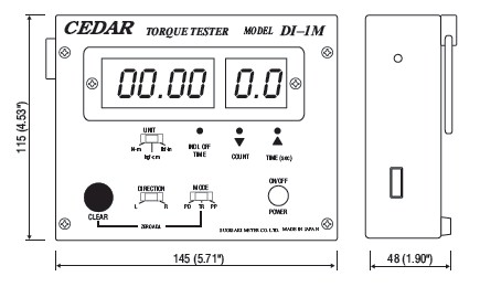 Imada DI-1M Digital Torque Tester for Air Tools & Impact Torque Wrenches